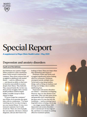 cover image of Mayo Clinic Special Report. Depression and Anxiety Disorders